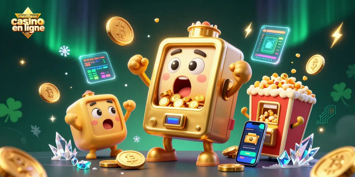 Jouez au meilleur casino en ligne avec une machine à sous dorée surprise par son jackpot explosif de pièces!