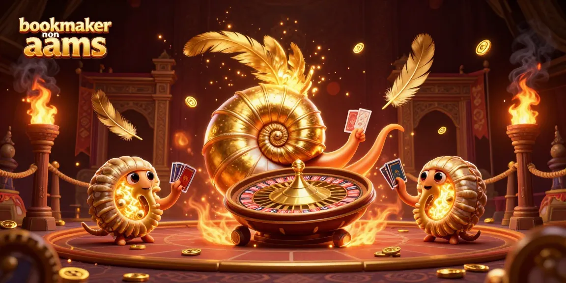 Visuale emozionante di bookmaker non AAMS con elementi di scommessa e casinò