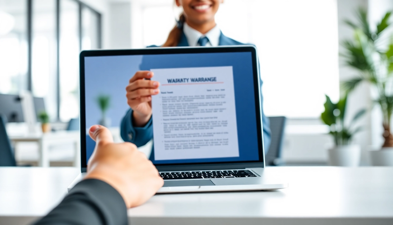 Visual representation emphasizing transparent warranty coverage in a professional setting.