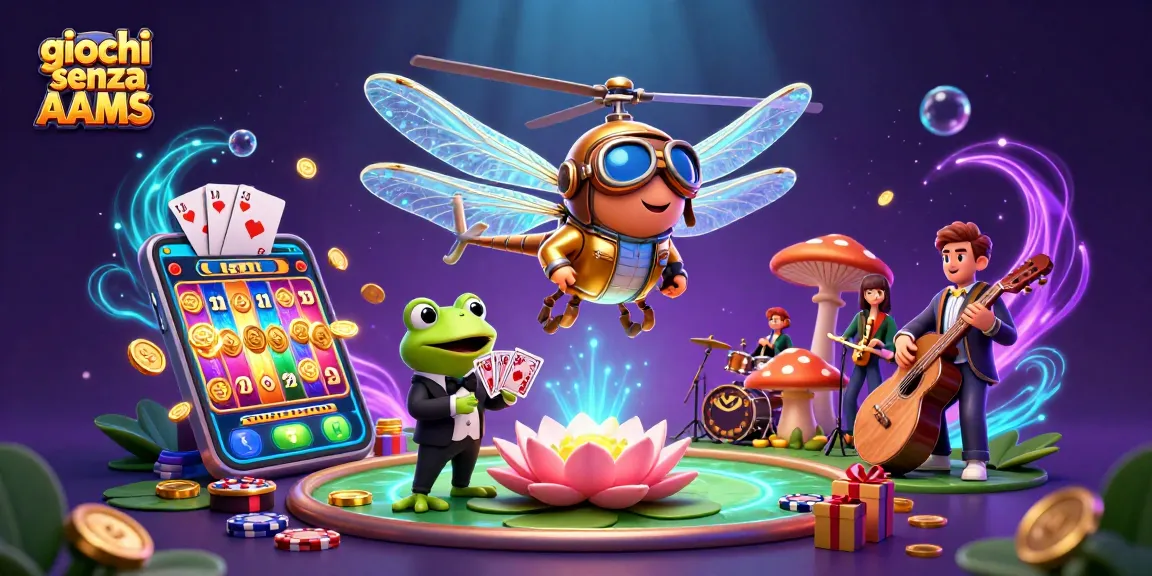 Gioca senza AAMS con emozione in un casinò animato da personaggi fantastici.