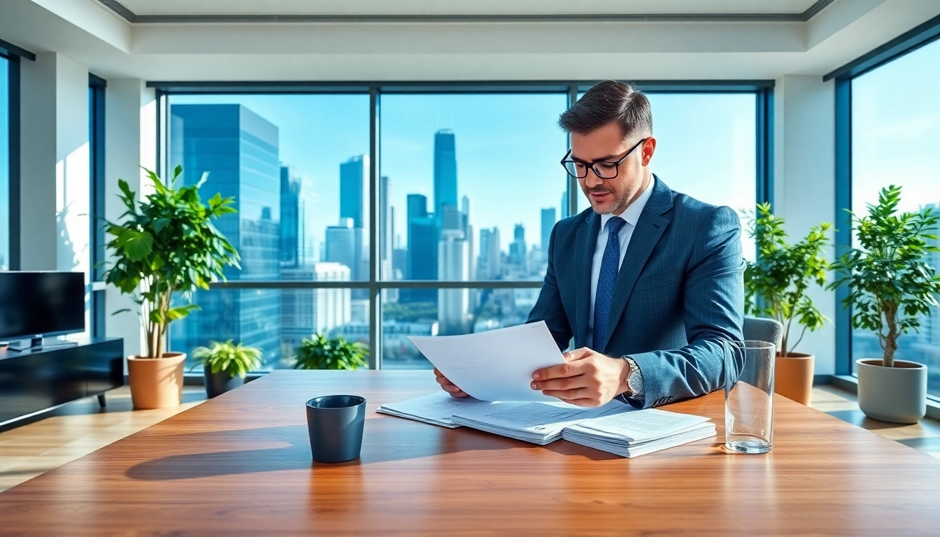 Analyzing documents in Real Estate Finance consultation, showcasing professionalism and expertise.