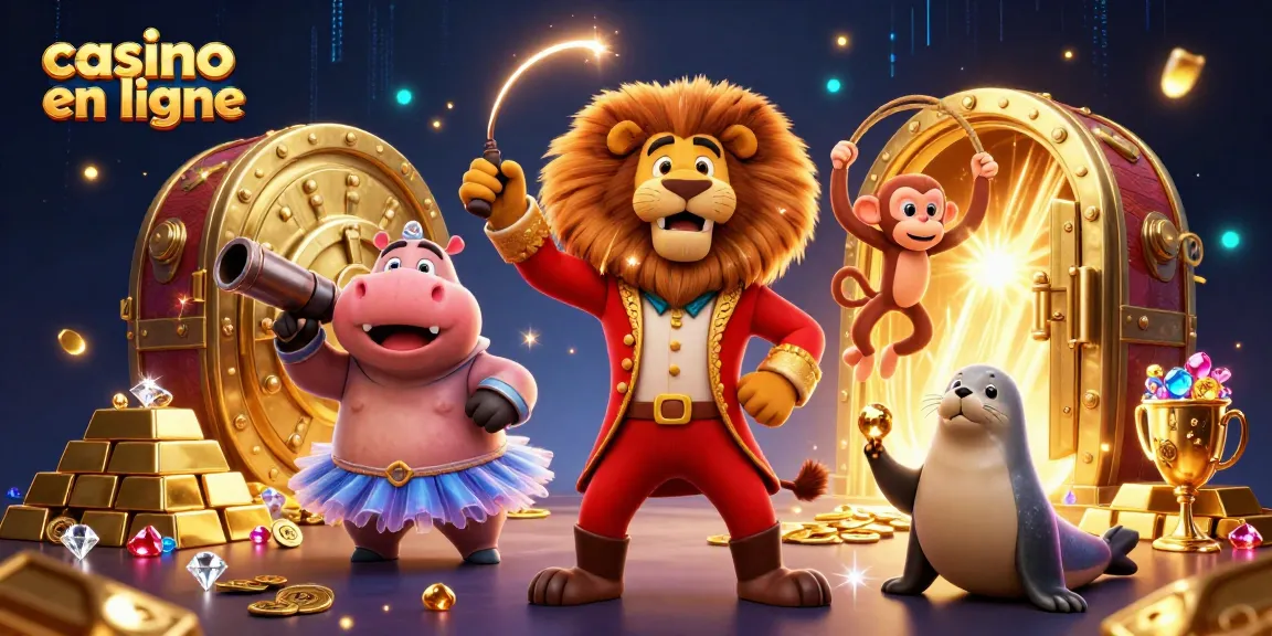 Profitez de jeux de casino en ligne avec des personnages animés extravagants et une ambiance dynamique.