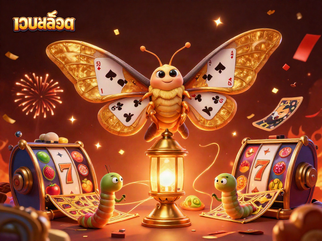 Spin slot reels and win in this captivating casino scene with เว็บสล็อต elements combined.