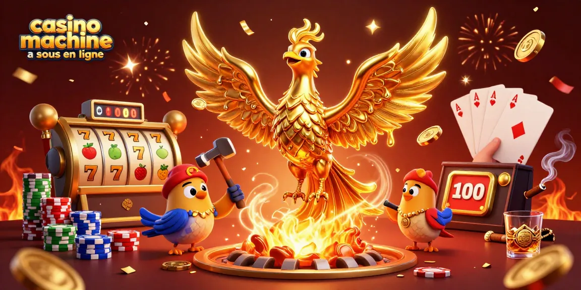 Gagnez avec les machines à sous en ligne, découvrez des symboles d'argent et des jackpots brillants.