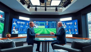 mlb중계와 함께하는 프로 야구 분석가들이 전략을 논의하는 모습