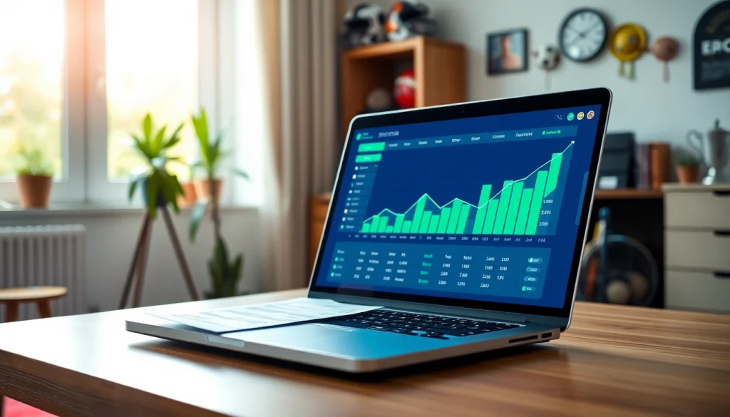 Discover the best sports betting sites Brazil through a modern sportsbook setup highlighting digital betting.