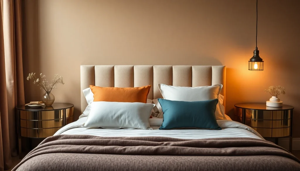 Esplora i cuscini per letto di diverse forme e colori per un comfort ottimale e un tocco di eleganza.