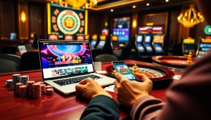 Place bets seamlessly with ink vao 12bet in a luxurious online casino setting.