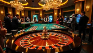 Trải nghiệm cảm giác hồi hộp của cg 79 tại bàn roulette sôi động được bao quanh bởi những người chơi háo hức.