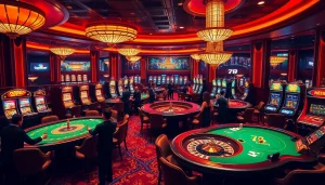 Experience the excitement of casino gaming with 79 king, featuring vibrant tables and professional dealers.