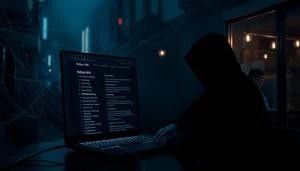 Discover the Hidden Wiki 2026, depicting a digital landscape with glowing links and dark web themes.